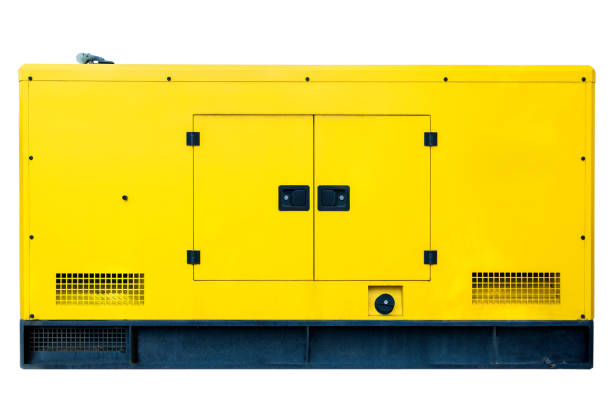 istock big backup diesel generator for commercial use. 857962488