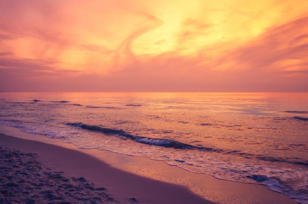 istock Baltic seascape at sunset, Poland 857963010