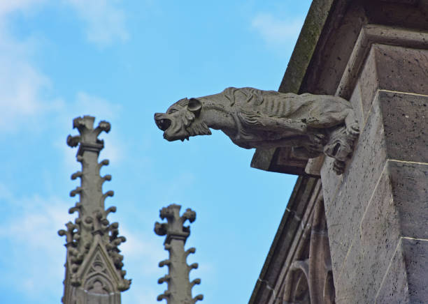 istock Gargoyle in the form of hyena 857965768