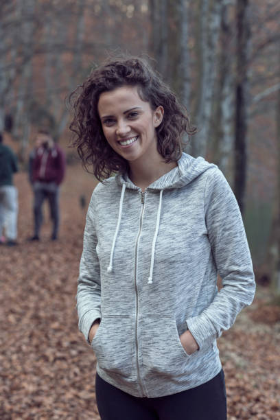 istock Beautiful Active Girl in the Woods 857972934