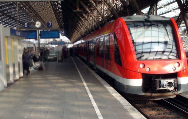 istock Train At Cologne Central Railway Station.Germany Europe 857978478