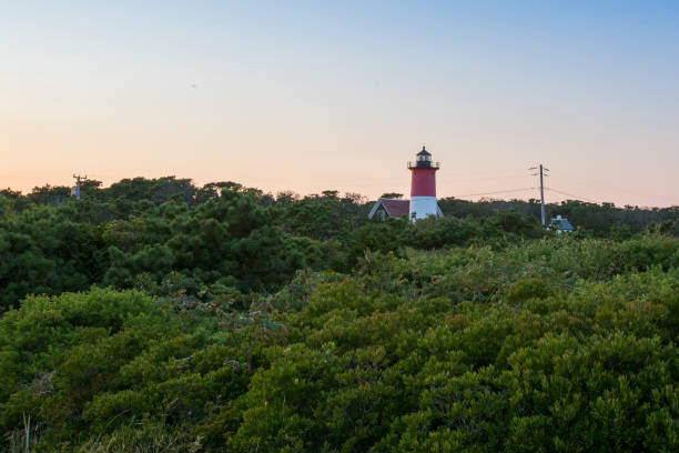 faro de nauset - england new coastline house fotografías e imágenes de stock