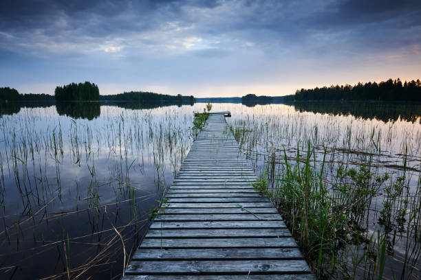 istock Little Finnish wharf 857985262