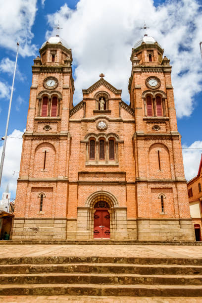 The Ambozontany cathedral of Fianarantsoa, Madagascar highlands