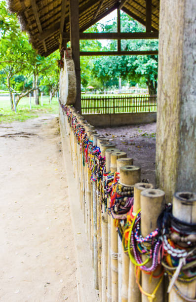 die killing fields von phnom penh - völkermord in kambodscha stock-fotos und bilder