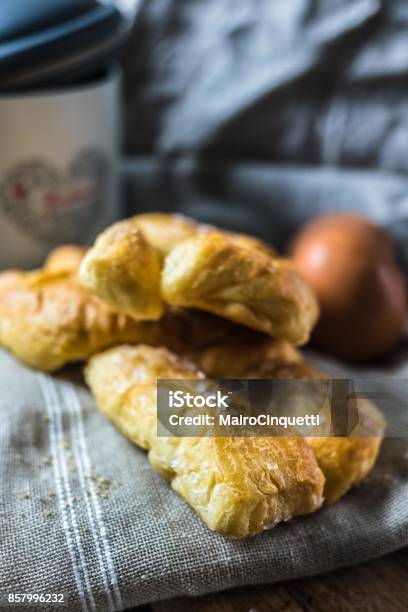 Italian Commercial Sweet Rolls Stock Photo - Download Image Now - Bread, Flash, Bagel