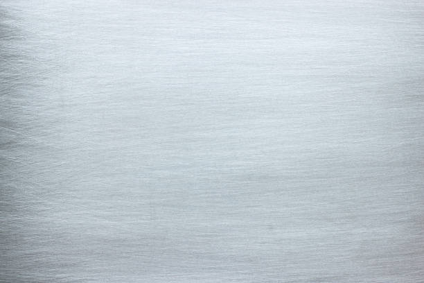 istock Gray iron plate with scratches, metal texture with chrome gloss 858003526