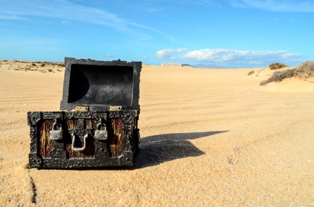 object in the dry desert - alb imagens e fotografias de stock