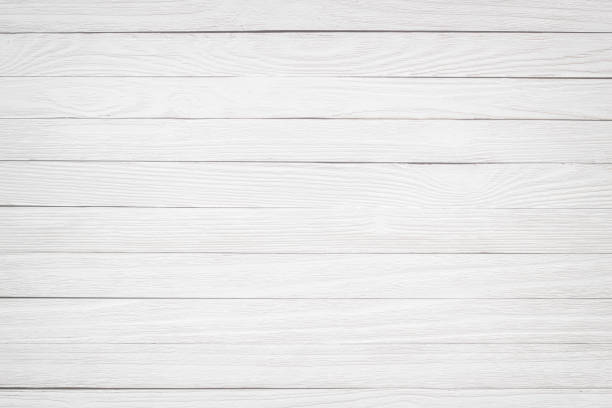 istock Light wood texture. Painted wooden table white 858011930