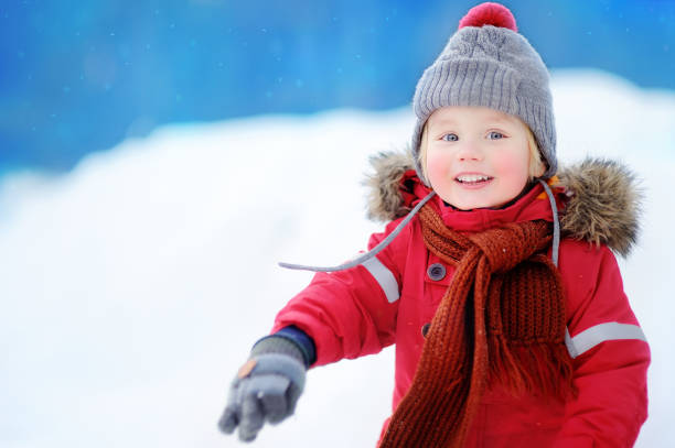 istock Active outdoors leisure with children in winter 858021290