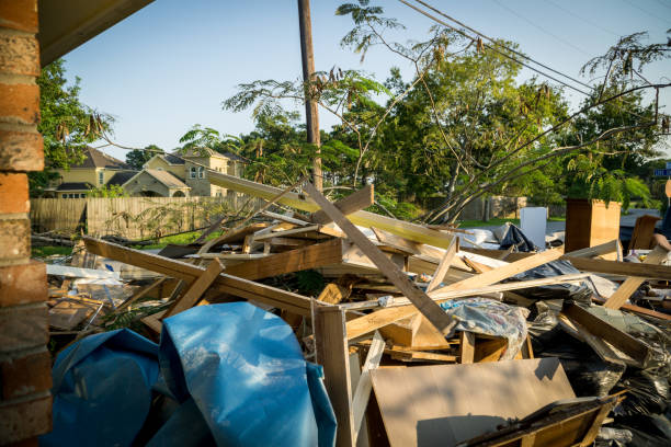 istock Trash and debris outside of Houston homes 858021838