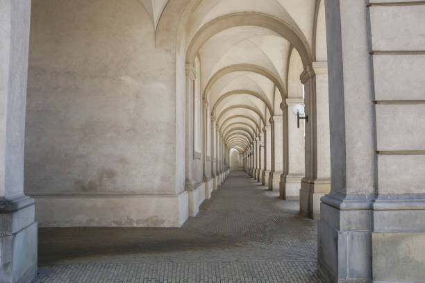 istock Sidewalk Covered with Flying Buttresses in Copenhagen, Denmark 858030856