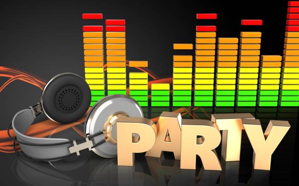 istock 3d party sign audio spectrum 858048852