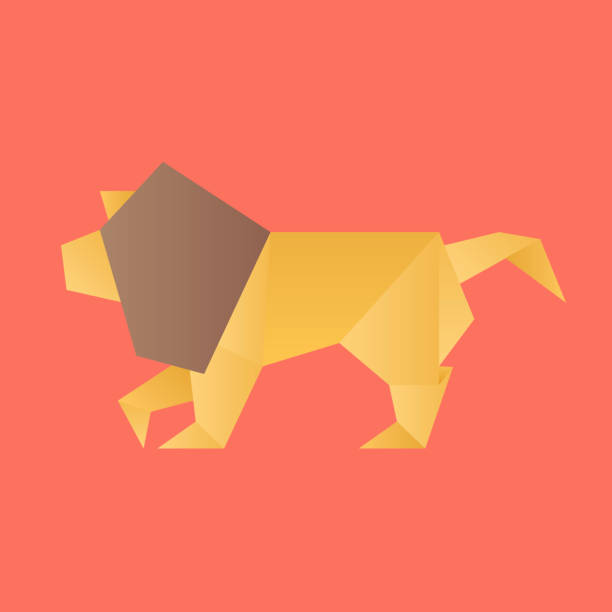 Origami Lion Stock Photos, Pictures & Royalty-Free Images - iStock