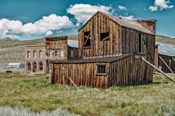 The historic Gold and Silver rush to riches in the 1800's brought many to this now abandoned Ghost town that is a popular California State Park in the middle of nowhere is called Bodie the structures are as if everyone just left. The many building are well past their usefullness but an exciting historic travel destination