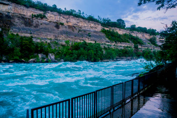 istock The Beautiful Niagara Falls White Water Walk 858079744