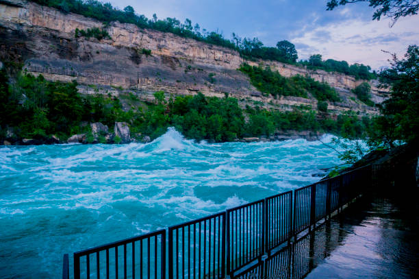 istock The Beautiful Niagara Falls White Water Walk 858080152