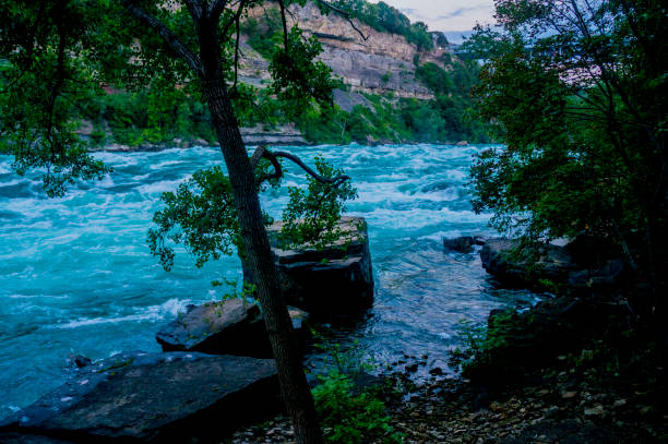 istock The Beautiful Niagara Falls White Water Walk 858083106