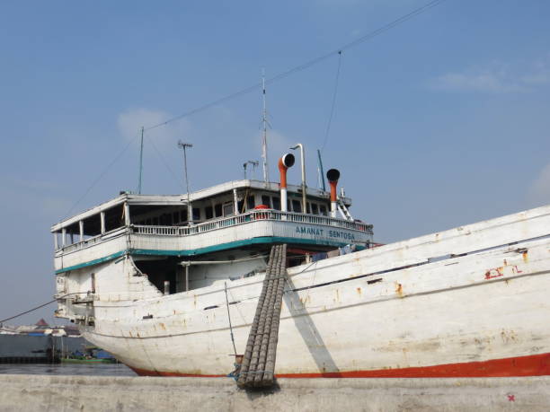 スンダ クラパ港で phinisi - traditional culture tall ship mast sailing ship ストックフォトと画像