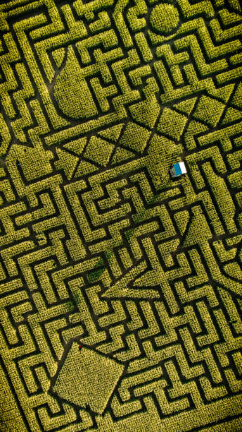 istock The huge Halloween's Corn Maze in Pennsylvania, Poconos Region 858091232