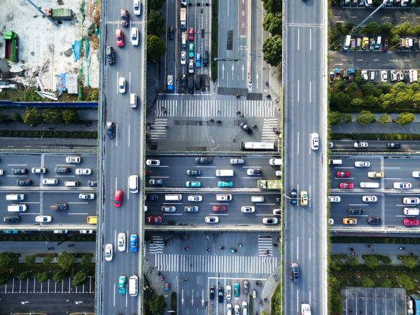 istock busy road intersection of modern city 858092010