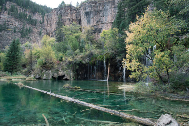 istock Hanging Lake Waterfall in Colorado (Landscape) 858099808