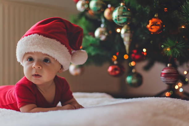 istock Christmas baby boy 858106534