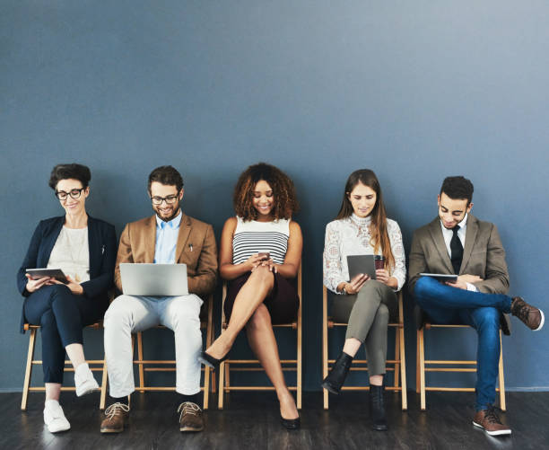 istock Online entertainment is how they handle their pre-interview nerves 858111568