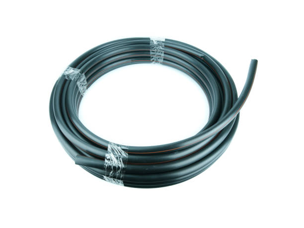 istock PE pipe for garden sprinkler system on white  background 858118310