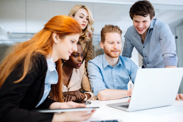 istock Creative business people brainstorming 858123260