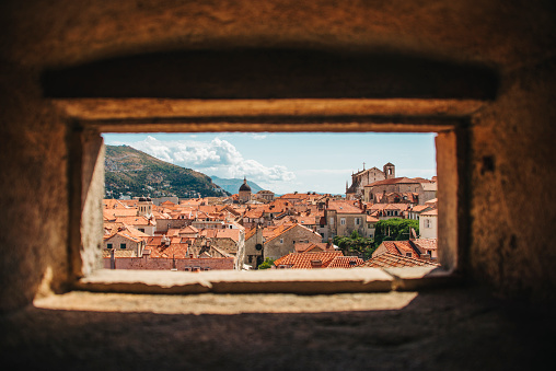 A beautiful view of Dubrovnik, Croatia, on a sunny day.