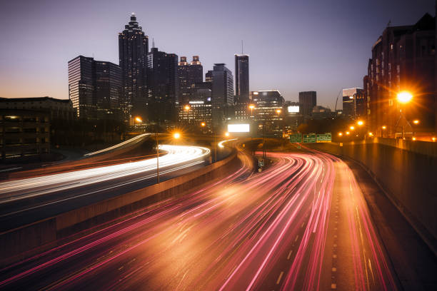 istock Atlanta city night skyline 858126212