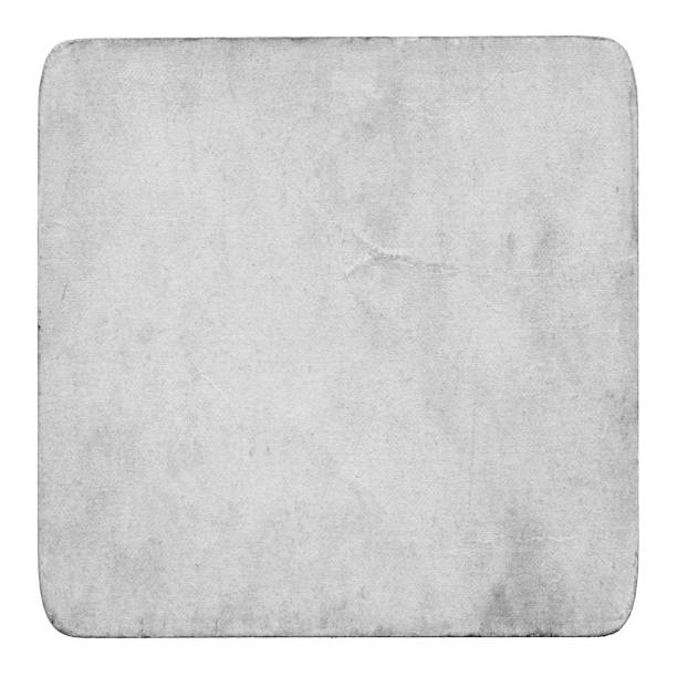 istock White, gray scratched, recycled paper texture are isolated on white 858136366