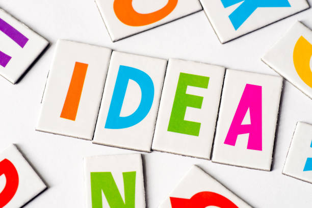 istock word idea made of colorful letters 858140490