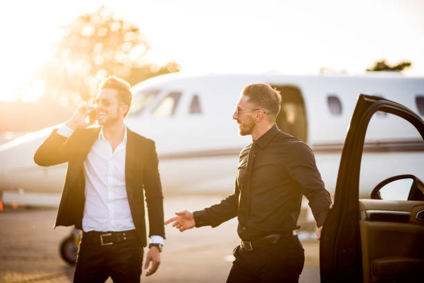 istock Men at the airport 858144138