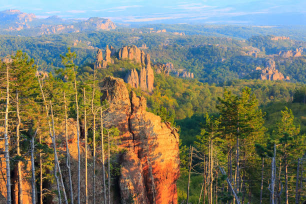 istock Cliff rocks panorama, Belogradchik, Bulgaria 858151964