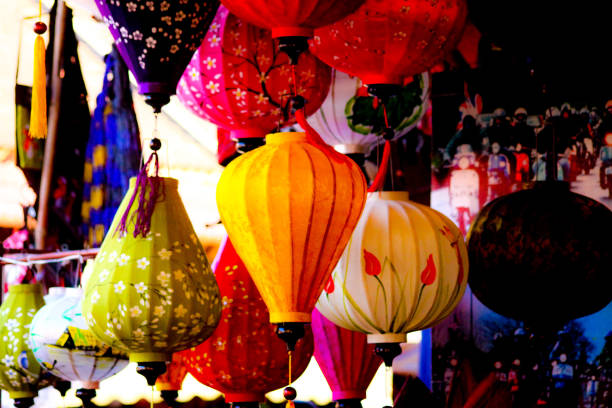 istock Christmas lanterns in Hoi an, Vietnam 858152054