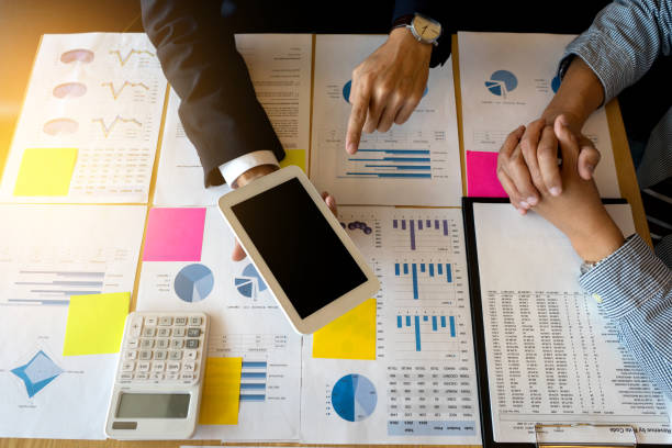 istock businessman talk and Discussion about business project 858165426