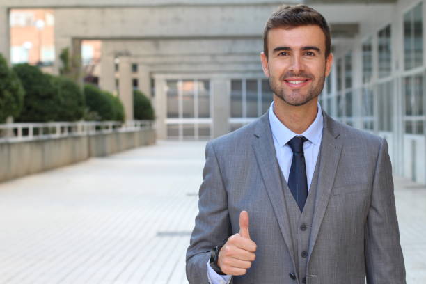 istock Businessman expressing consent close up 858172442