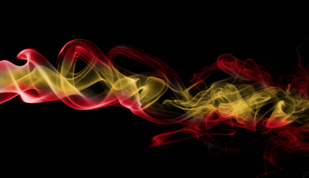 istock Spain national smoke flag 858172664