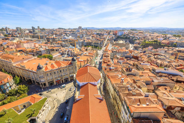 istock Porto aerial view 858173122