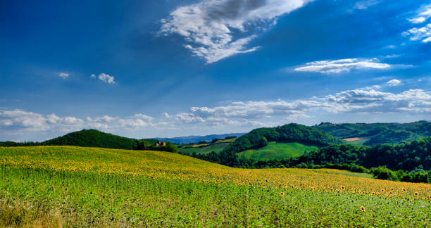 istock Landscape in Montefeltro near Urbania (Marches, Italy) 858178462