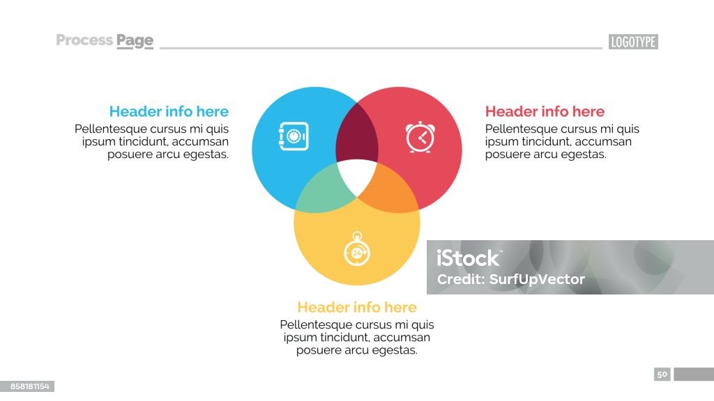 Plantilla de diagrama Circular deslizante - arte vectorial de Círculo libre de derechos