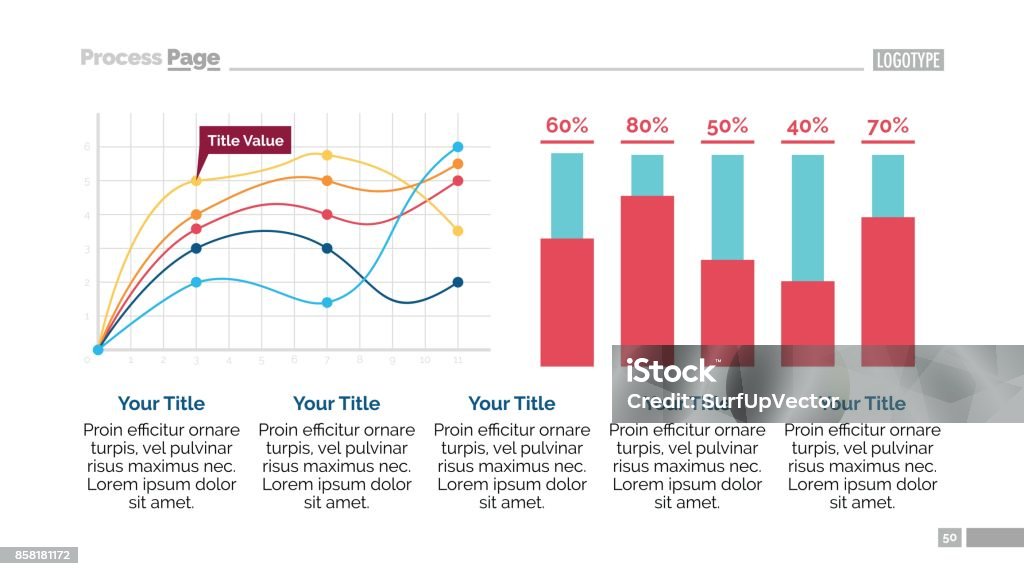 Slide Graph Data Examples Data Chart Slide Template 1 Stock Illustration - Download Image Now ...