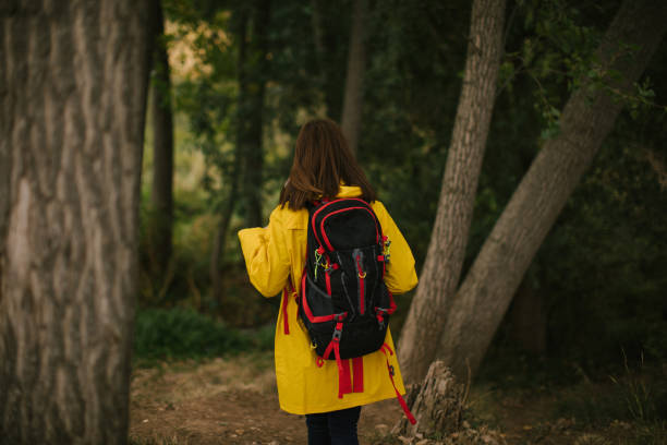 istock Woman in the forest 858189208