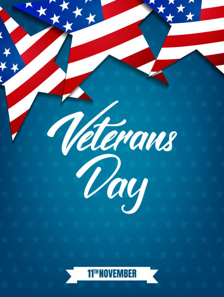 Veterans Day. Poster for USA Veterans Day celebration. Veterans Day. Poster for USA Veterans Day celebration veterans day logo stock illustrations