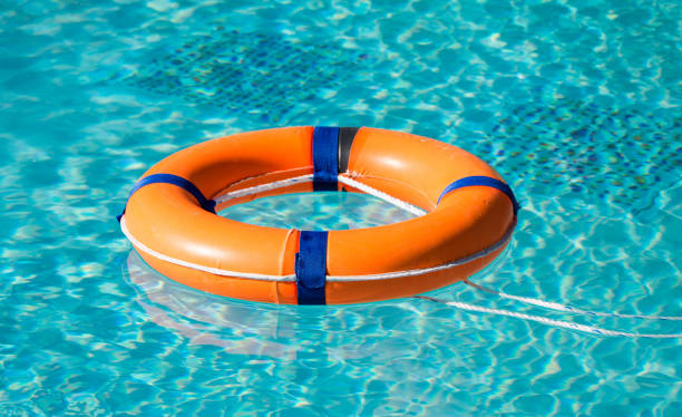 istock Life ring on the water 858196822