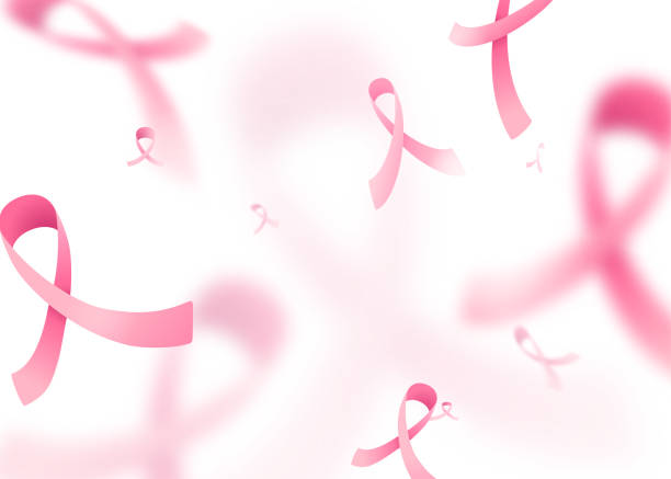 illustrations, cliparts, dessins animés et icônes de illustration vectorielle des antécédents de cancer du sein - octobre