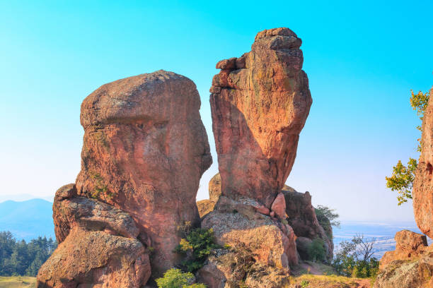 istock Cliff rocks close up, Belogradchik, Bulgaria 858209332