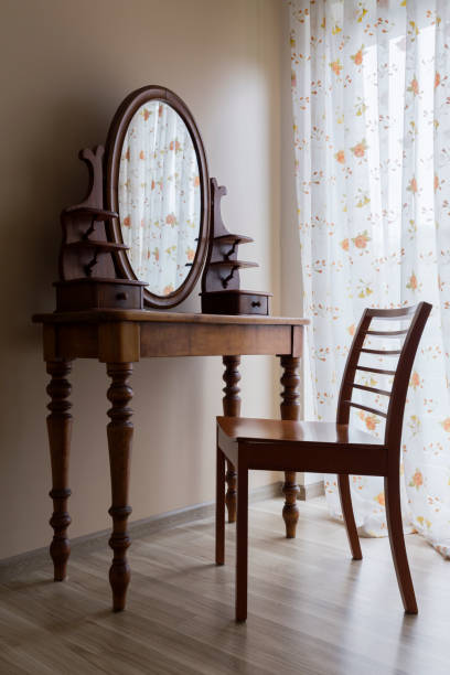 istock Vintage wooden dressing table 858216534